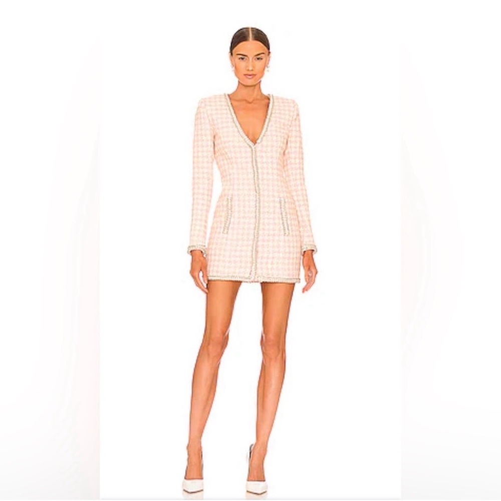 REVOLVE x Assigned Brigette Tweed Blazer Dress
